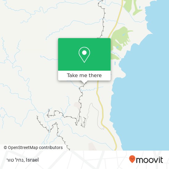 נחל טור map