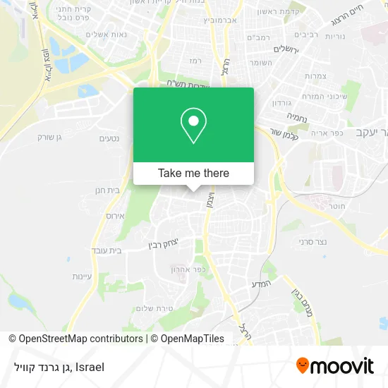 Карта גן גרנד קוויל