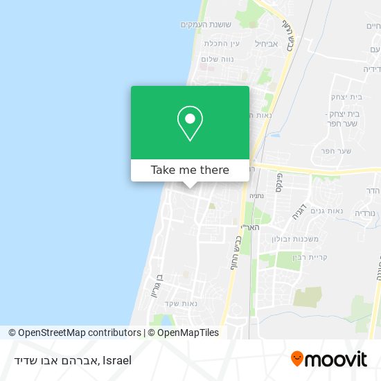 אברהם אבו שדיד map