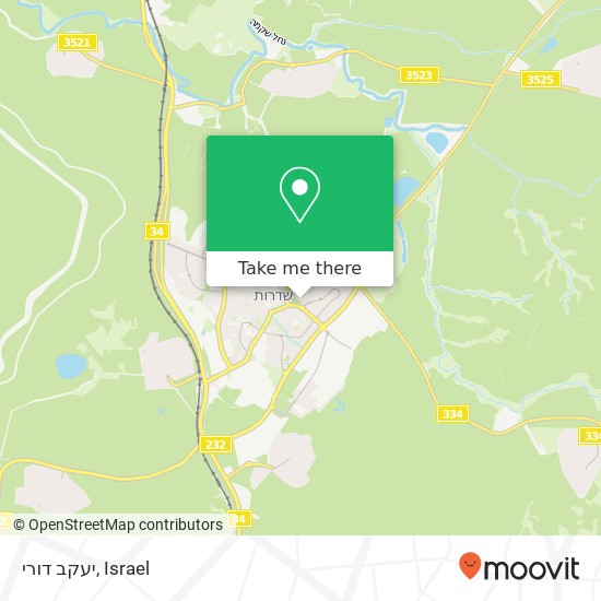 יעקב דורי map