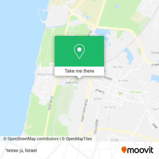 Карта גן שמואל