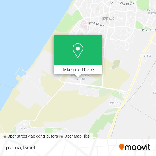 המתכנן map