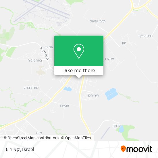 קציר 6 map