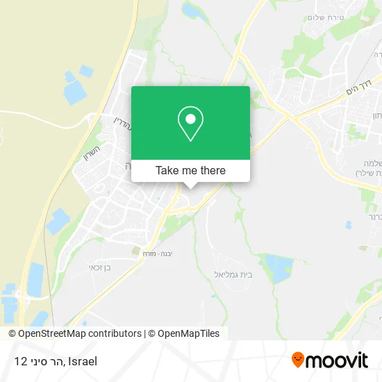 Карта הר סיני 12