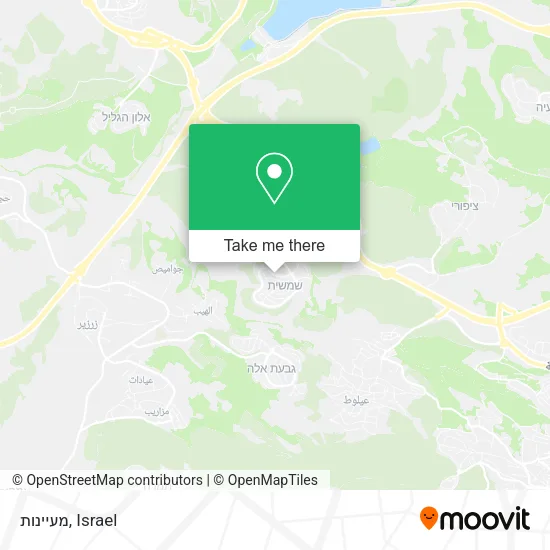 Карта מעיינות