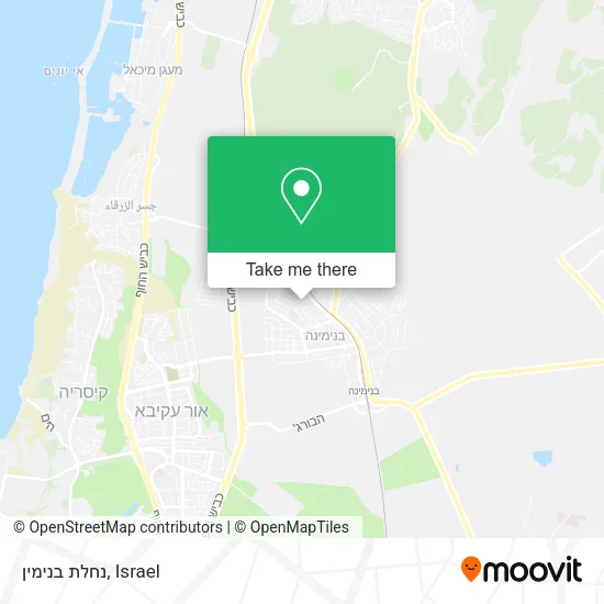 Карта נחלת בנימין