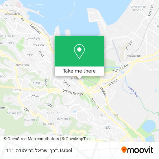 Карта דרך ישראל בר יהודה 111