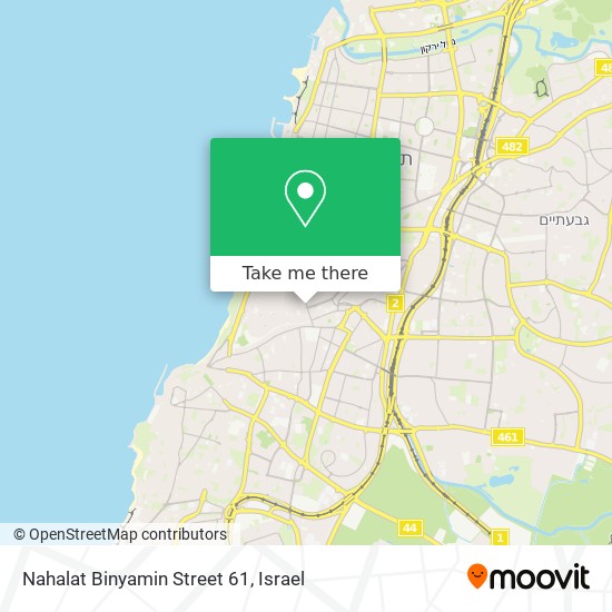 Nahalat Binyamin Street 61 map