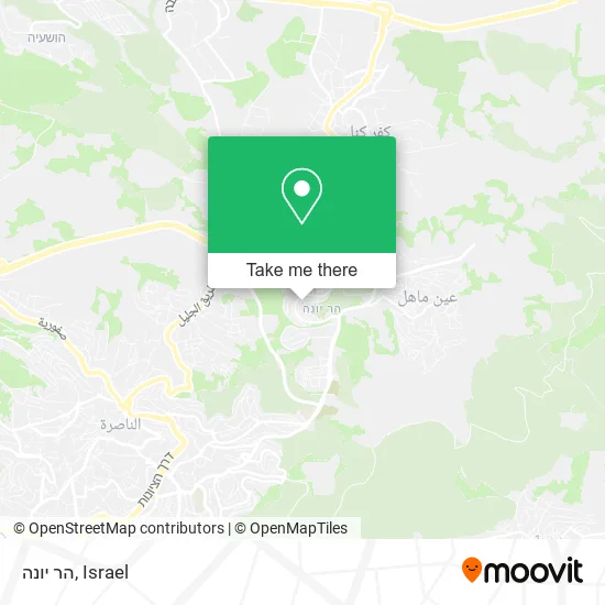 Карта הר יונה