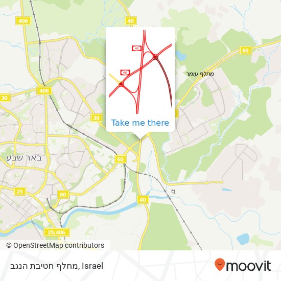 מחלף חטיבת הנגב map