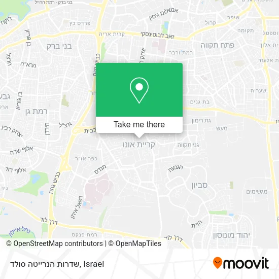 Карта שדרות הנרייטה סולד