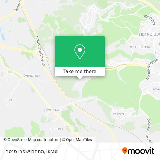 מתחם ישפרו סנטר map