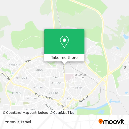Карта גן סיאטל