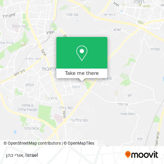 אורי כהן map