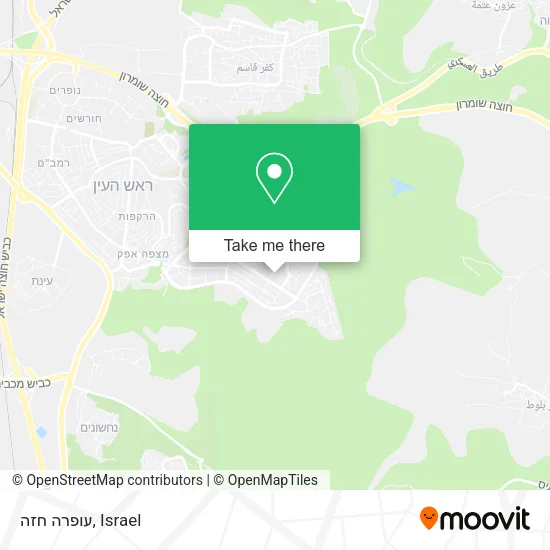 Карта עופרה חזה