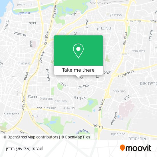 אלישע רודין map