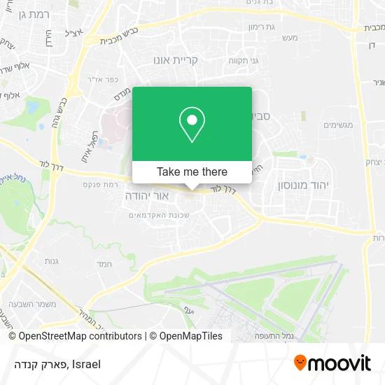 Карта פארק קנדה