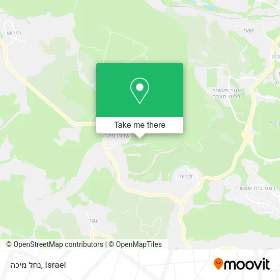 Карта נחל מיכה