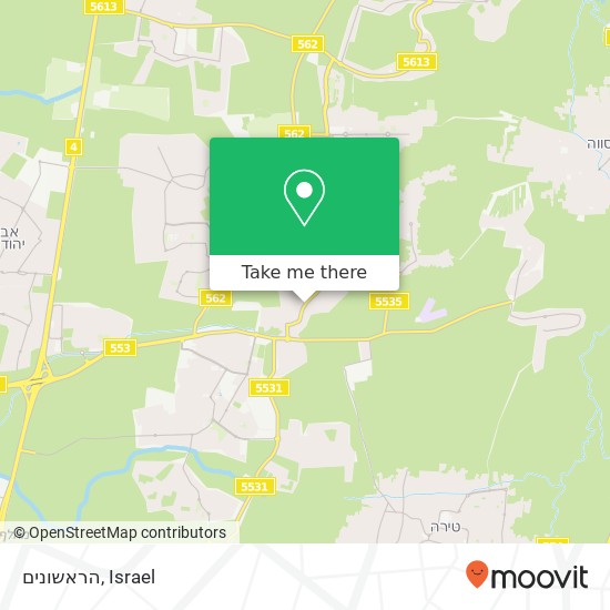 הראשונים map