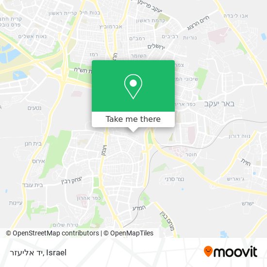 יד אליעזר map