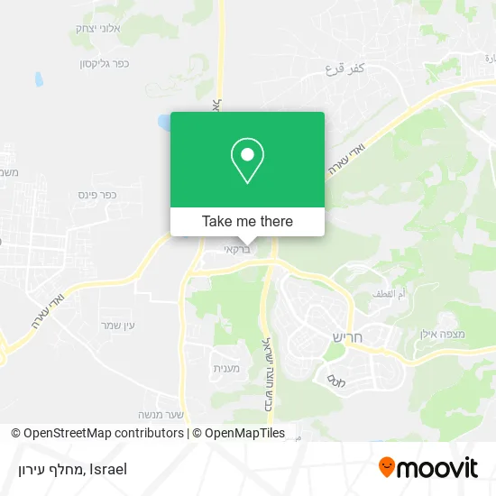 Карта מחלף עירון