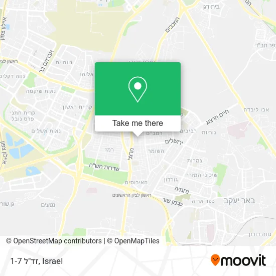 Карта זד"ל 1-7