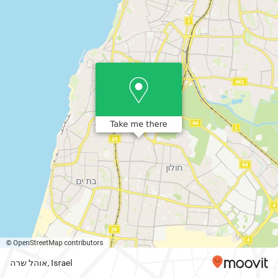 אוהל שרה map