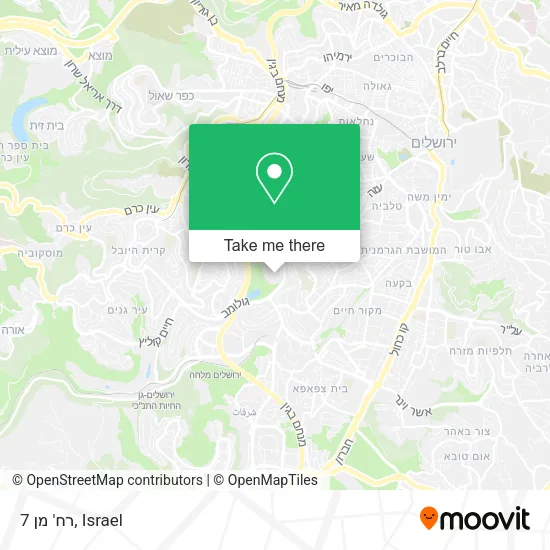 Карта רח' מן 7