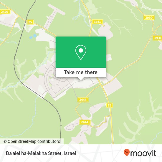 Ba'alei ha-Melakha Street map