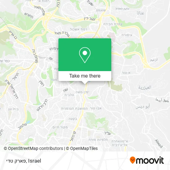 Карта פארק טדי