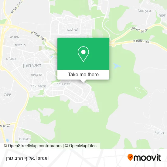 Карта אלוף הרב גורן