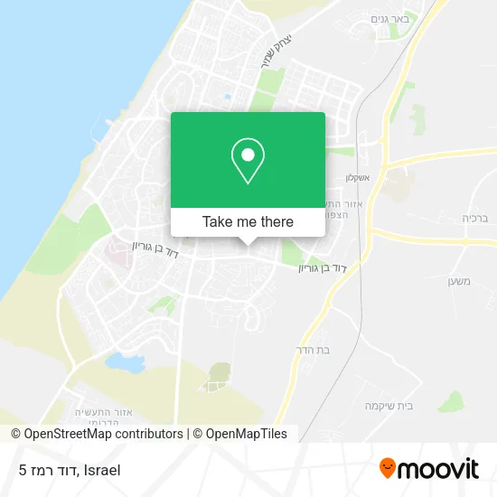 Карта דוד רמז 5