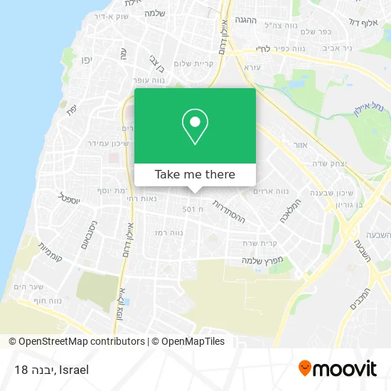 Карта יבנה 18