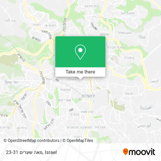 Карта מאה שערים 23-31