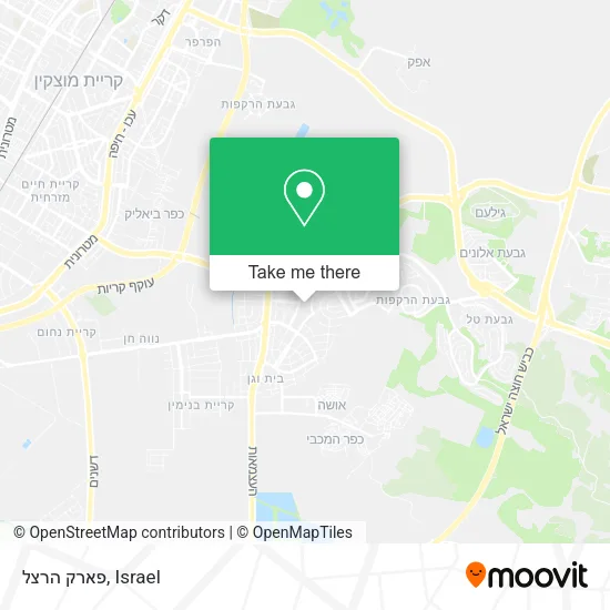 Карта פארק הרצל
