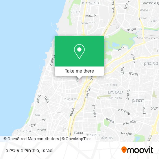 Карта בית חולים איכילוב