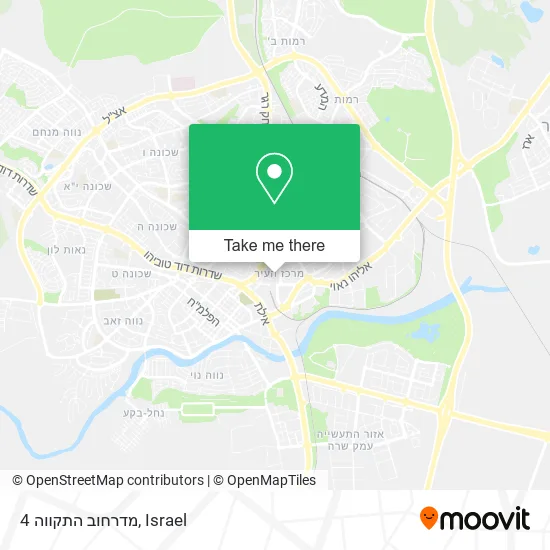 Карта מדרחוב התקווה 4