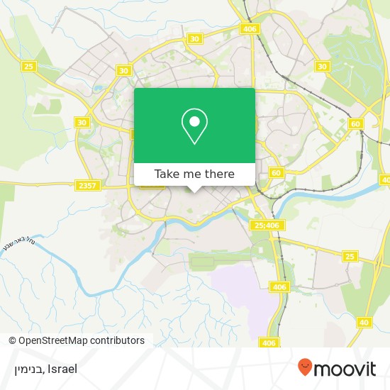 בנימין map