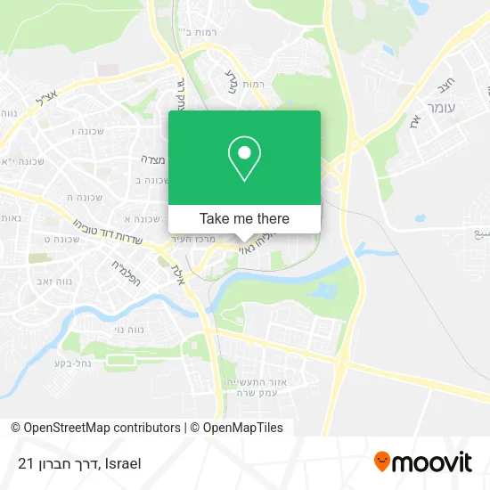 Карта דרך חברון 21
