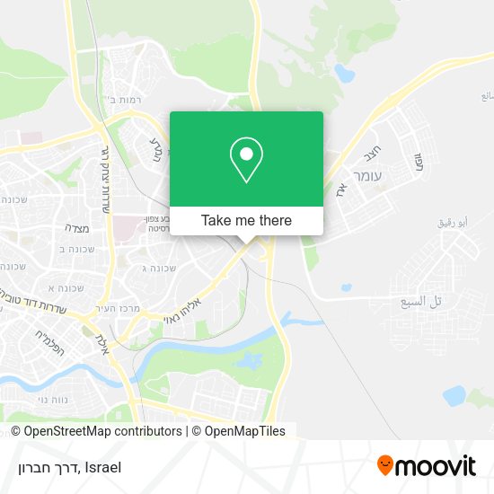 Карта דרך חברון