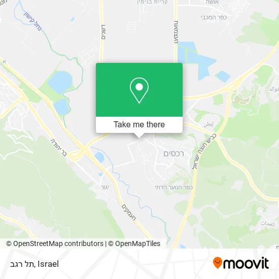 Карта תל רגב