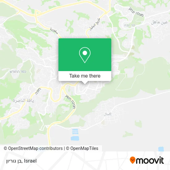 Карта בן גוריון