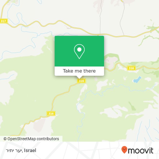 יער יתיר map