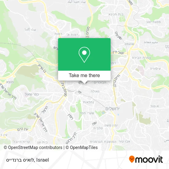 Карта לואיס ברנדייס
