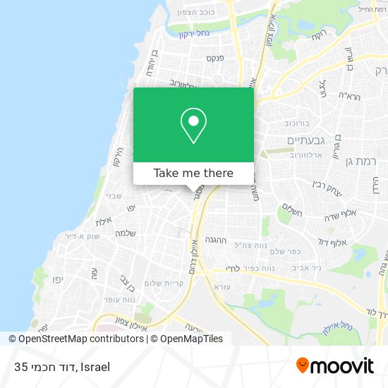 דוד חכמי 35 map