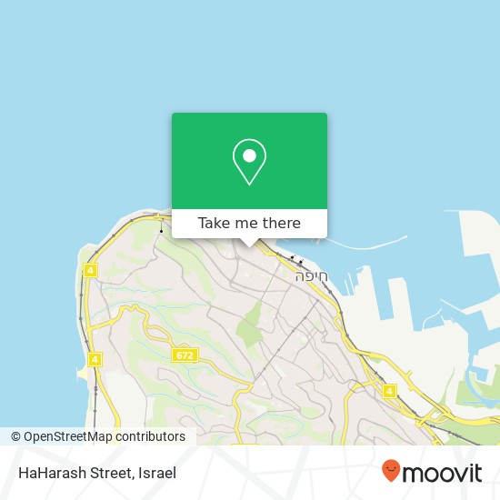 Карта HaHarash Street