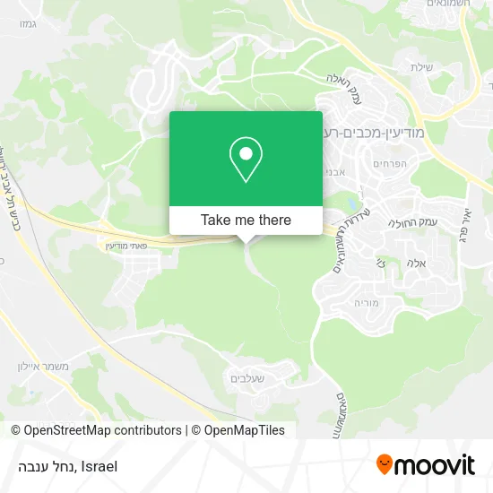 Карта נחל ענבה