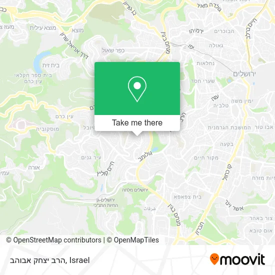 הרב יצחק אבוהב map