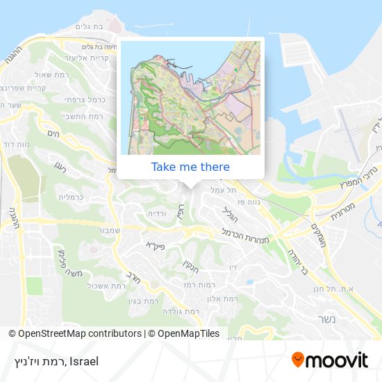 Карта רמת ויז'ניץ