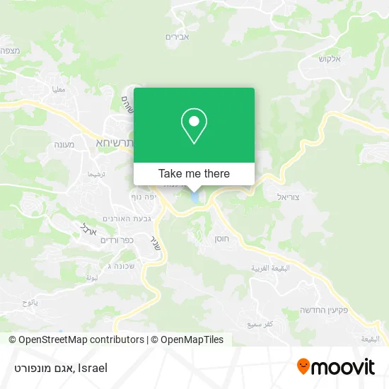Карта אגם מונפורט